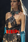 Lanvin Bolo Necklace with Small Mirror Pendants FW2010 - BOUTIQUE PURCHASE PRICE