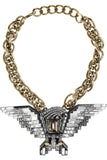 Lanvin Art Deco Eagle Runway / Ad Campaign Necklace SS2012