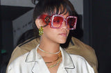 Gucci Pink "Hollywood Forever" Diamond Sunglasses