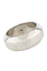 Alexander McQueen Silver Modern Minimalist "Elsa Peretti" Bangle Bracelet