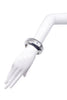 Alexander McQueen Silver Modern Minimalist "Elsa Peretti" Bangle Bracelet