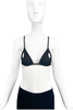 Ann Demeulemeester Black Velvet Waist Maxi Skirt & La Perla Chiffon Cut Out Bra