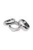 Alexander McQueen Silver Modern Minimalist "Elsa Peretti" Bangle Bracelet