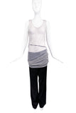 Ann Demeulemeester Lavender Nylon Tank Dress Top 1997 #