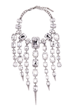 Area NYC Crystal Fringe Huge Spike Necklace