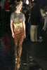 Ashish Gold, Silver and Bronze Sequin Mini T-Shirt Dress