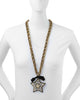 Lanvin Crystal and Lucite Star Necklace / Broach