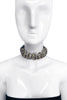 Balenciaga Spiked Half Moon Crystal Choker Necklace Runway Fall 2008 by Nicolas Ghesquière