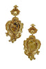 Christian Lacroix Gold Baroque Earrings