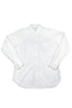 Comme Des Garcons White Shirt with Gold Clear Buttons