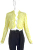 Emilio Pucci Yellow Lace Bolero - BOUTIQUE PURCHASE PRICE