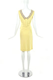 Miu Miu Yellow Top and Skirt Set with Embellishment SS2004 - BOUTIQUE PURCHASE PRICE