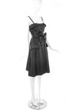 Geoffrey Beene Satin Dress with Pockets and a Bow - BOUTIQUE PURCHASE PRICE