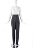 Yves Saint Laurent Grey Wool Fitted Menswear Trouser - BOUTIQUE PURCHASE PRICE