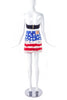 Marc Jacobs Patriotic Distressed American Flag Mini Skirt