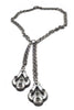 Lanvin Bolo Necklace with Small Mirror Pendants FW2010 - BOUTIQUE PURCHASE PRICE