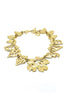 Yves Saint Laurent Gold and Diamond Leaf Statement Necklace - BOUTIQUE PURCHASE PRICE