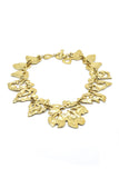 Yves Saint Laurent Gold and Diamond Leaf Statement Necklace - BOUTIQUE PURCHASE PRICE