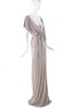 Vivienne Westwood Ivory Drape Wrap Dress Gown with Corset Detail