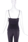 Balenciaga Lace Ribbed Tank Top
