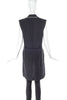 Balenciaga by Nicolas Ghesquière Black Vest with White Piping Spring 2007