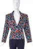 Yves Saint Laurent Multi-Heart Print Blazer -BOUTIQUE PURCHASE PRICE