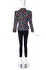 Yves Saint Laurent Multi-Heart Print Blazer -BOUTIQUE PURCHASE PRICE