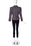 Yves Saint Laurent Multi-Heart Print Blazer -BOUTIQUE PURCHASE PRICE