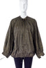Saint Laurent Gold Speckled Rain Coat Blouson Jacket - Spring Summer 1981 Prêt-à-porter collection - BOUTIQUE PURCHASE PRICE