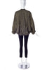 Saint Laurent Gold Speckled Rain Coat Blouson Jacket - Spring Summer 1981 Prêt-à-porter collection - BOUTIQUE PURCHASE PRICE