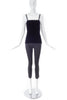 Yves Saint Laurent Luxurious Black Velvet & Satin Camisole