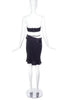 Ann Demeulemeester Satin Crepe Asymmetrical Skirt with Waist Tie - BOUTIQUE PURCHASE PRICE