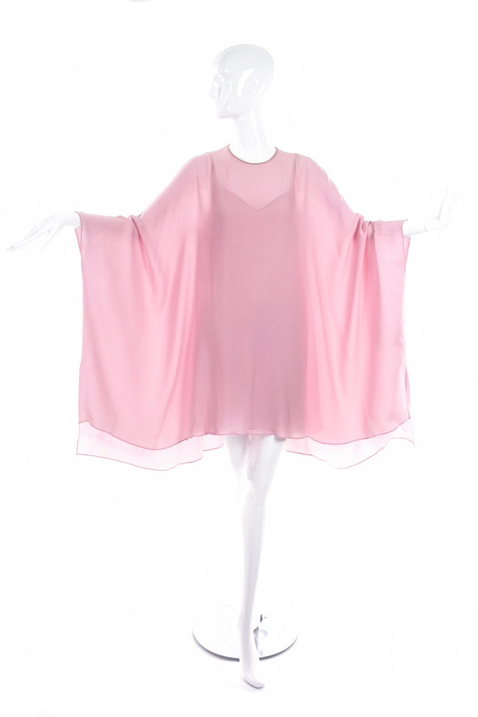 Valentino Pale Pink Silk Caftan Kaftan Dress