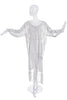 Faith Connection White Lace Silk Oversized Nightgown Dress