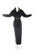 Yves Saint Laurent Rive Gauche Grey Flannel Wool Jumpsuit - BOUTIQUE PURCHASE PRICE