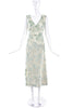 Rochas Velvet Burn Out Iridescent Flower Dress SS2014 - BOUTIQUE PURCHASE PRICE