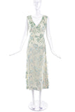 Rochas Velvet Burn Out Iridescent Flower Dress SS2014 - BOUTIQUE PURCHASE PRICE