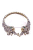 Roberto Cavalli Double Tiger Statement Choker Necklace SS2013