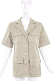 Saint Laurent Rive Gauche Safari Jacket Circa 1960's