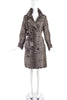 Lanvin Leopard Print Trench Coat - BOUTIQUE PURCHASE PRICE #