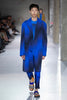 Dries Van Noten Teal and Navy Blue Ombré "Vernon Panton" Pattern T-Shirt SS2019