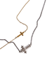 Eddie Borgo Gold and Silver Cross Spike Necklace Set