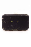Givenchy Black Panther Minaudière Clutch with Gold Hardware FW2011 - BOUTIQUE PURCHASE PRICE