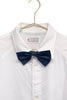 Lanvin Black Raw Edged Textured Bow Tie