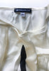 Ann Demeuleemeester White Silk Top with Brushstroke Print