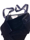 Yves Saint Laurent Luxurious Black Velvet & Satin Camisole