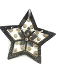 Lanvin Crystal and Lucite Star Necklace / Broach