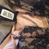 Bill Blass Couture Black Lace Dress with Neck Bow