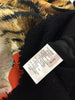 Giambattista Valli Black Boucle and Chiffon Tiger Print Dress - BOUTIQUE PURCHASE PRICE