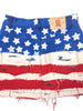 Marc Jacobs Patriotic Distressed American Flag Mini Skirt